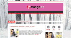 Desktop Screenshot of manga.es