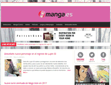 Tablet Screenshot of manga.es