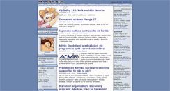 Desktop Screenshot of manga.cz