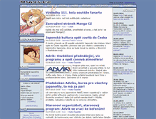 Tablet Screenshot of manga.cz
